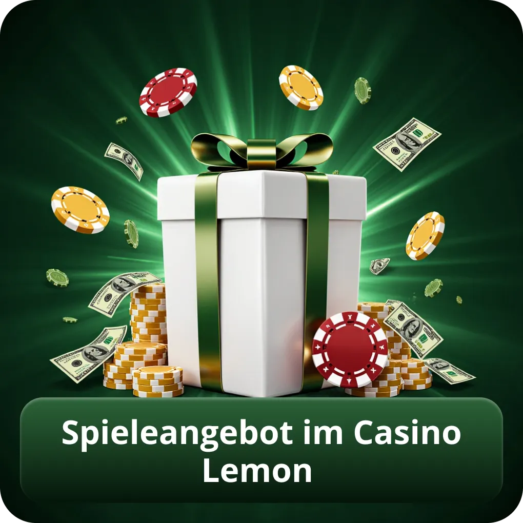 Spieleangebot im Casino Lemon