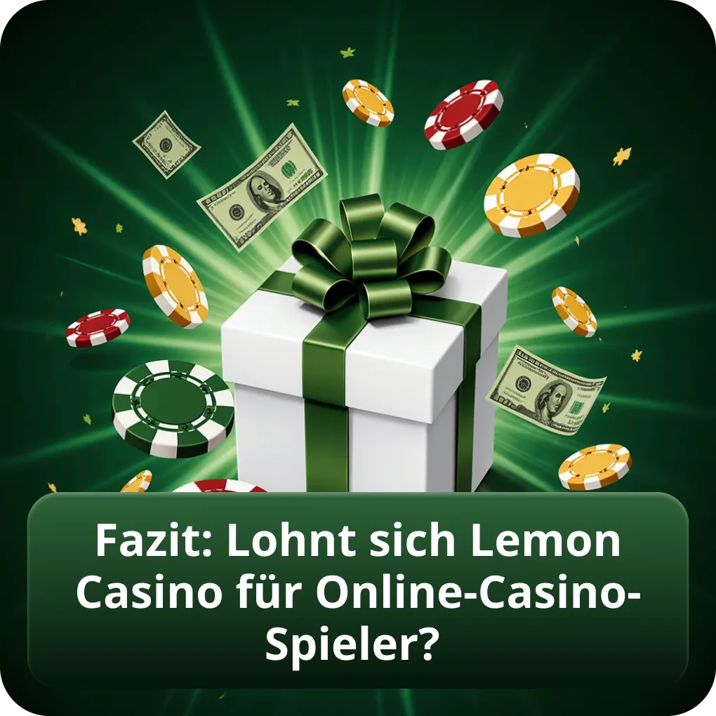 Fazit: Lohnt sich Lemon Casino für Online-Casino-Spieler?