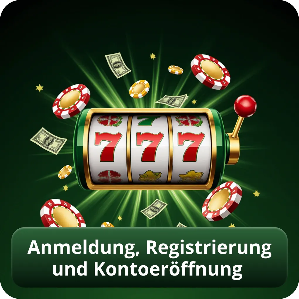 Anmeldung, Registrierung und Kontoeröffnung